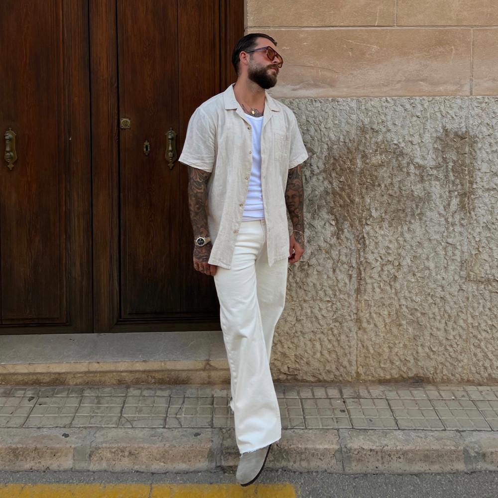 White linen shirt on sale primark